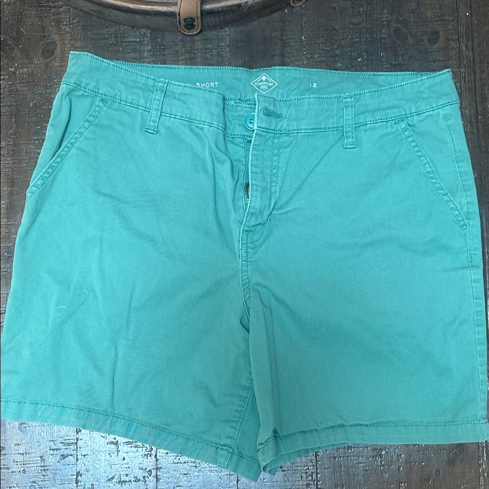 St. John's Bay Green Casual Women's Shorts